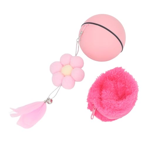 Bola de Rolamento Inteligente para Gatos, Bola Interativa Resistente a Impactos para Brinquedos de G