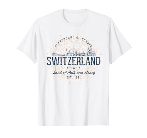 Vintage Suisse Rétro T-Shirt