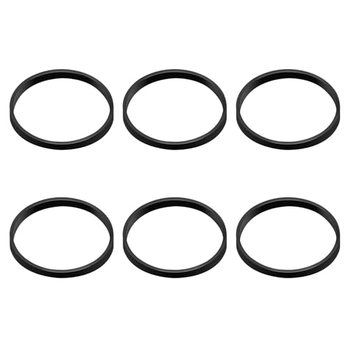 Rebvugr 6PCS Intake Manifold Rubber Sealing Gaskets, Intake Manifold Gasket Set, Fuel Injection Plenum Gasket Set, Car Accessories Replacement for N52 N54 E60 E70 E90 E92-128i, Replace OEM#11617547242