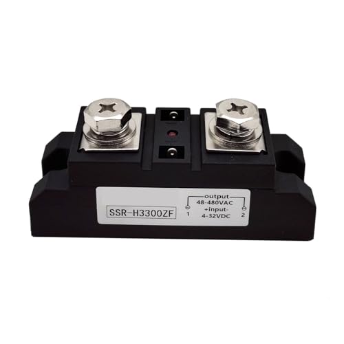 DC to AC Industrial 300A Solid State Relay Output 48-480VAC Input 4-32VDC