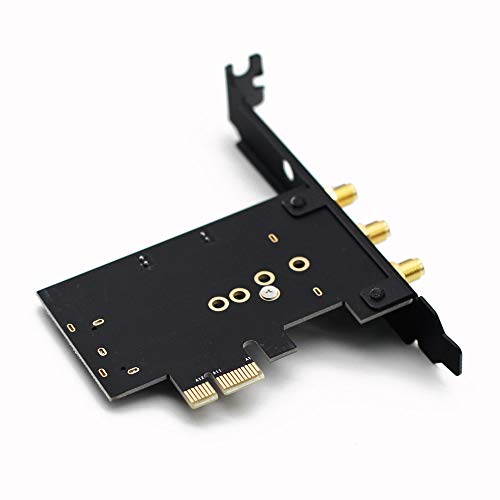 HUYUN BCM94360CSAX / BCM943602CS / BCM94331csax Adaptador WLAN a PCI-e 1x 16x para Desktop con antena WiFi de 6dBi para Hackintosh/Windows 7/8/10 miniatura 4