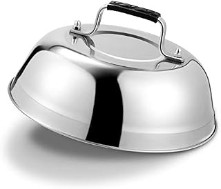 Heavy-duty Cheese Melting Dome - 2.5mm Thick Stainless Steel Griddle Grill Accessories