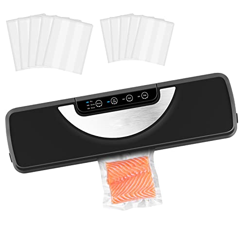 Food Vacuum Sealer for Sealers Packing Machine Meat Machines Saver Air Preserver Kitchen With Cutter Dry Moist Mode