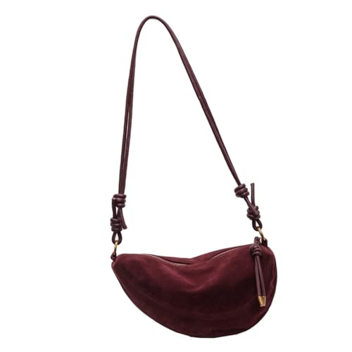 Women Bag Retro Crossbody Bag Trendy Dumplings Bag Large Capacity Shoulder Bag Ladies PU Leather Messengers Bag