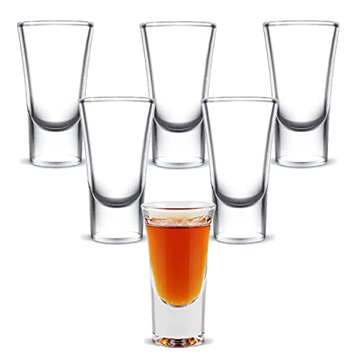 Vasos De Chupito 30ml, Juego De 6 Vasos De Chupito, Para Brandy, Whisky, Tequila, Ginebra, Vodka