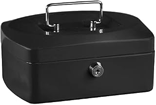 Idena 50028 - Kasa 8", wymiary 205 x 160 x 90 mm, kolor czarny, 1 szt.