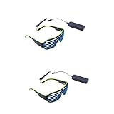 Lunettes à obturateur clignotantes : peuvent être utilisées à toutes occasions telles que les rave parties, les discothèques, les clubs, halloween, les anniversaires, les festivals et les événements, les jouets flash à lunettes.