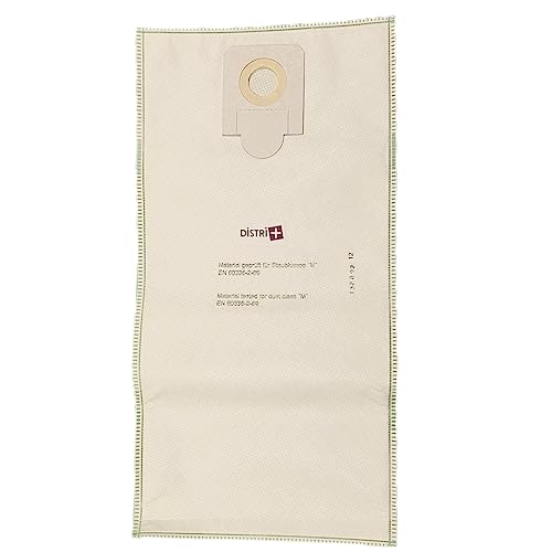 Distri+ - Bolsa aspiradora compatible KARCHER NT25/1, NT35/1, NT360, N361 - FLEX 329.630, 497.961, S36, VC35.. - Bolsa de 5 bolsas de microfibra