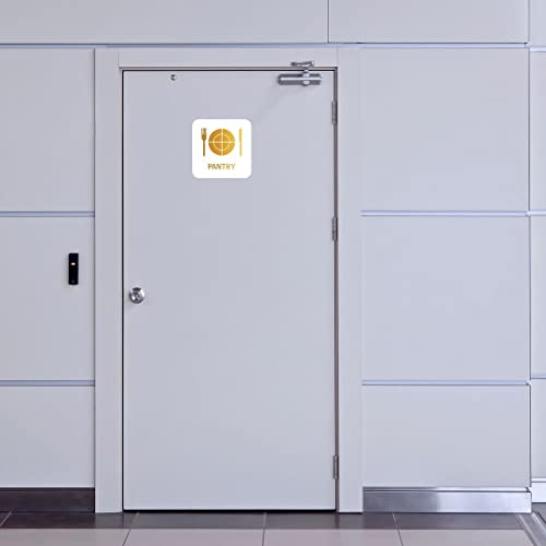 Image of CVANU 1pc Pantry Acrylic Sign Board for Office /Business /Hospital Sign SelfAdhesive Board c33