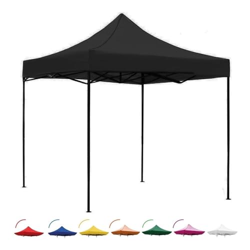 Jardín, Outdoors RACK & PACK Carpa 3x3 para Exteriores Lona Jardin Toldo Retractil Estructura de Acero Plegable 3 Ajustes de Altura Impermeabilidad 600D Premium Campismo Facil...