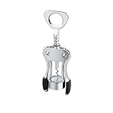 Sacacorchos profesional con tapón para vino – Sacacorchos con dos palancas antideslizantes, accesorio para vino y cerveza, ideal para botellas de vino tinto, blanco y cerveza, regalo práctico para