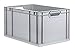 Produktbild aidB Eurobox NextGen Grip, 600x400x320 mm, Griffe offen, robuste Plastikbox aus Kunststoff mit ergonomischen Griffen, stapelbare Kunststoffkiste, ideal für die Industrie, 1St.