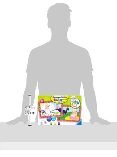Ravensburger Malen nach Zahlen 27778 - Kleine Prinzessin - Für Kinder von 5-7 Jahren – Bild 4