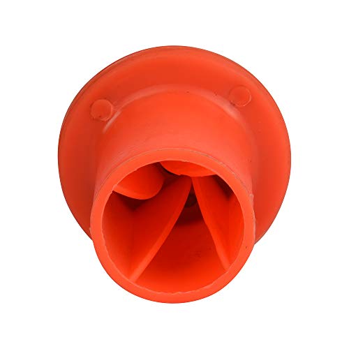Image of Plastic Rebar Cap Ak-Rc20 Polymer, Pack Of 50, Orange