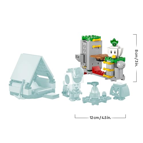 Super Mario In Campeggio con Capitan Toad - Giocattolo Interattivo con 3 Figure tra cui un Goomba, una Tenda e un Ponte che Crolla - Regalo da Gaming per Bambini e Bambine da 6 Anni in su - 72040 - Lego - Immagine 2