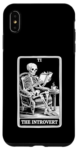 The Introvert Tarot Card Indoorsy Men Funny Inrovert �X�}�z�P�[�X iPhone XS Max �p