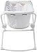 Fisher-Price Rock with Me Bassinet Color Scoops, Travel Baby Crib with Rocking Motion