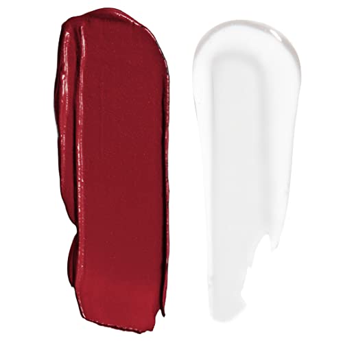 Wet n Wild Megalast Lock n' Shine, Dual-Ended Lip Color and Clear Gloss, Vitamin E and Jojoba Oil Enriched Formula, Red-Y-For Me Shade - Image 2