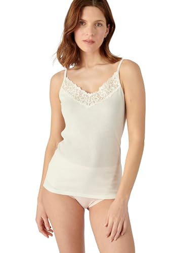 Damart Caraco Thermolactyl, Douceur Soyeuse Ropa Interior, Blanco Hueso, L Mujer