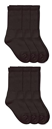 Jefferies Socks Boys 2-7 Seamless Sport Crew Half Cushion 6 Pair Pack - Main Image