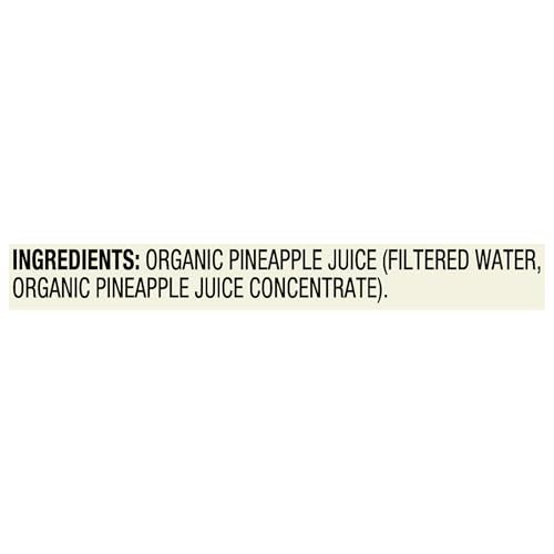 Image of R.W. Knudsen Organic Just Pineapple Juice, 8 fl oz (12 Pack)