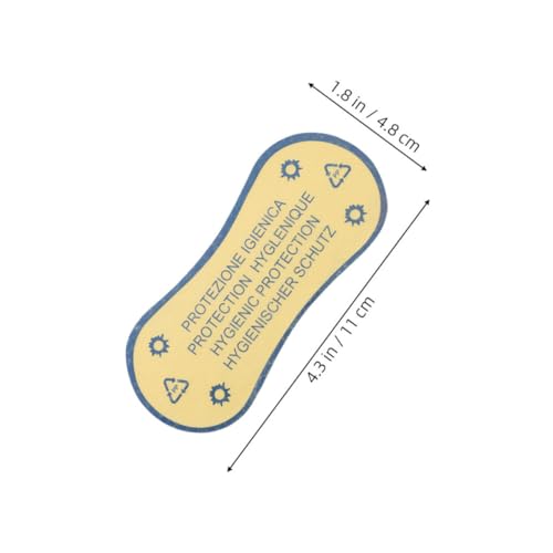 Étiquettes pour maillot de bain en PVC bleu TEHAUX pour sécuriser l'hygiène intime
