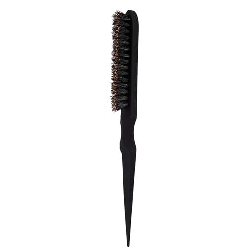 Peine para cabello multiusos con mango de cola negro miniatura 6