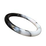 Taille : le bracelet jonc en jade n'a pas de fermoir, alors choisissez une taille plus grande. Un bracelet plus grand est plus facile à glisser. Par exemple, le diamètre d'un cercle de 7 pouces est d'environ 60 mm, et 6 3/4 pouces est d'environ 63-64 mm.