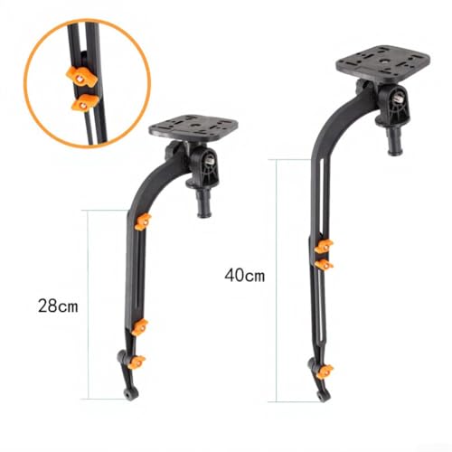 Support pour détecteur de poissons rotatif 360° pour bateau - 7
