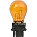 SYLVANIA 3157NA Long Life Mini Bulb - Amber Automotive Light Bulb - Car Signal Light Bulb Ideal for Parking, Side Marker & Turn Signal Applications - 2 Bulbs