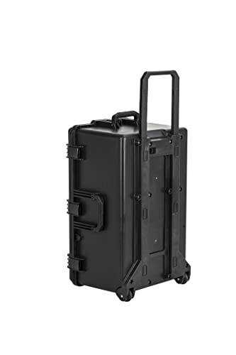 Meijia Premium Portable All Weather Waterproof Rolling Hard Compact Camera Case With Customizable Fit Foam With Rolling Wheels And Retractable Pull Handle,31.3"X20.3"X15.5" #TOP2