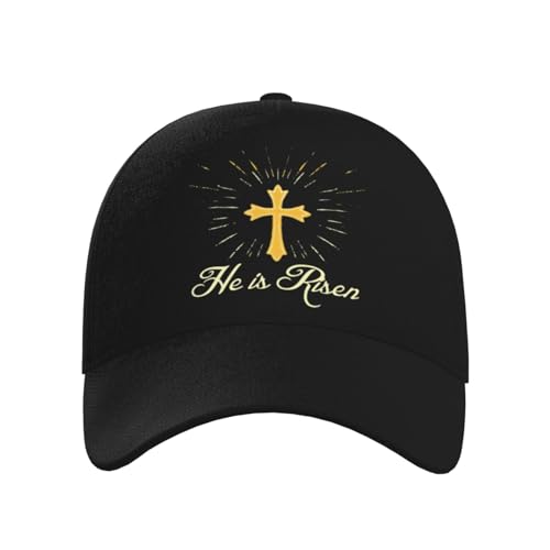 He is Risen-Jesus Christ Christian Easter Baseball Hats for Men and Women - Classic Adjustable Hats2