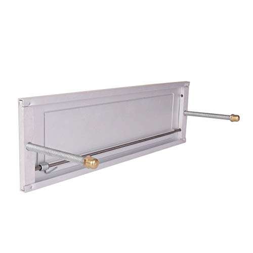 Skandh ALP-12003 Aluminum Silver Outer Size 10 Inch X 3 Inch Inches Inner Size 7-7/8 Inch X 2 Inch Gravity Letter Plate Mail With Back Plate Slot For Front Door thumb #5
