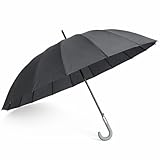 Tissu imperméable : fabriqué en 100 % polyester, imperméable, assurant que le parapluie sèche rapidement et est facile à nettoyer.