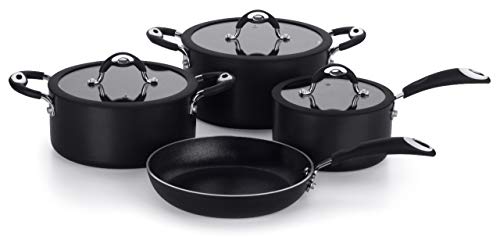 Multiflon Conjunto 04 Peças Aluminio Antiaderente Linha Dom Resistente Elegante Durável e Saudável