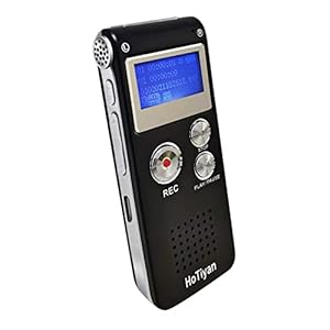 Digital Voice Recorders 8GB Audio Recorder Voice Activated Recorder for Lectures, Meetings, Interviews Recording Device Tape Recorder with Microphone USB Cable, MP3 Player (8GB)