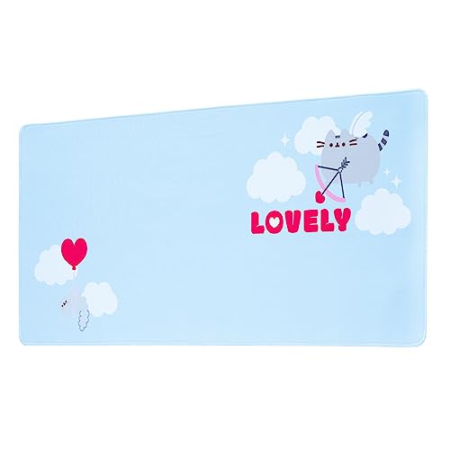 Alfombrilla ratón XXL Pusheen - Alfombrilla Escritorio niña Kawaii (Mouse Pad XXL: Protector Escritorio) | Accesorios Escritorio - Tapete Escritorio : Alfombra Escritorio Impermeable y Antideslizante