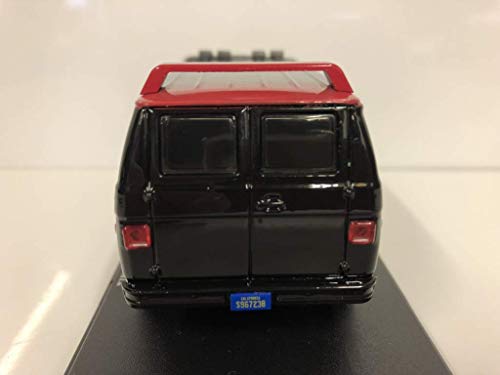 1983 GMC Vandura - The A-Team (TV Series, 1983-87), Authentic TV Show Decoration, Custom Themed Packaging, Officially Licensed, Protective Acrylic Case, Real Rubber Tires, Chrome Accents,