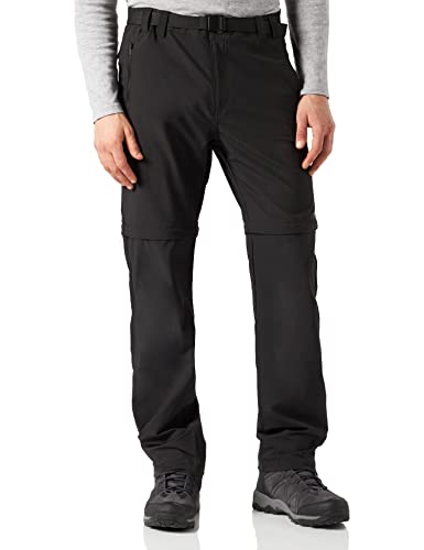 CMP Zip off 38T5127, Pantaloni Uomo, Nero (Black)