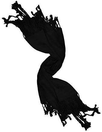Boutique Ever Latest Collections Viscose Soft and Smooth Stole/Wraps Combo Green & Black - Color