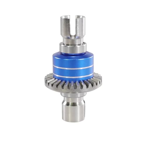 RC Car Accessories for MJX for Hyper Go 1/16 16207 H16BM-PL 1/14 14210 H14BM 14301-02-03 Upgraded Metal Front and Rear Differential Gear RC Cars Parts(Blue)
