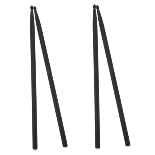 Mikinona 4pcs Carbon Fiber Drumsticks para Jazz y Snare Drumming, Palillos de rendimiento livianos, agarre cómodo para práctica y uso en escenario miniatura 1