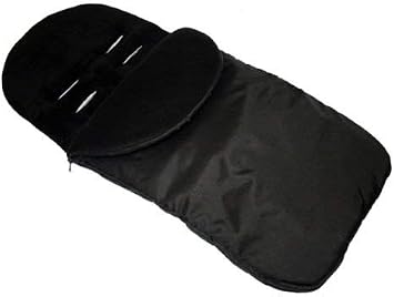 Universal Footmuff Fit Pushchair Buggy Stroller Pram Baby Cosy Toes Plain Colour Warm Winter Protection Black
