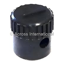 Across VO-evac-bk Rubber Vacuum Release Valve Cap for AccuTemp Series Vacuum Ovens, 7/8" Diameter, 7/8" Length