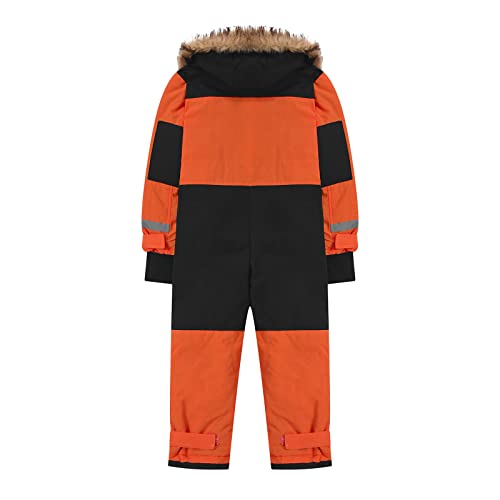 Girls Boys Snow Suit Kids One Piece Snowsuit Waterproof Windproof Winter Jumpsuits Overalls Snowboarding Ski Suits3