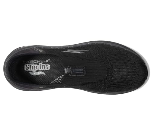 Skechers Women's Slip-ins: Max Cushioning Arch Fit Slip-On Walking Shoes, Black, 5.5 by Skechers - Used condition - Image 2