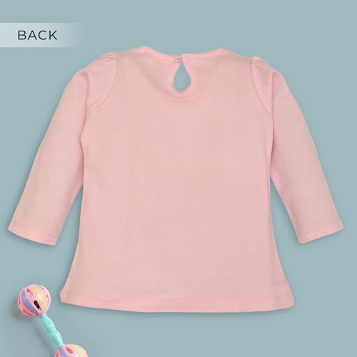 Image of LuvLap Baby Girls 100% Cotton Full Sleeve Girls Top, Pack of 02