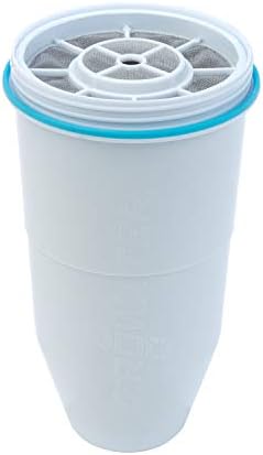 ZeroWater Replacement Water Filter Cartridges, 5 Stage Filtration System Reduces Fluoride, Chlorine, Lead and Chromium, 4 x Filter