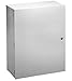 Hoffman A36N30BLP Enclosure, NEMA 1, Hinged Cover, 36" x 30" x 8.62", Steel/Gray