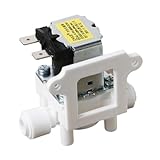 Guangcailun Einfache Installation, Magnetventil aus Kupfer und Kunststoff mit automatischer Steuerung, kompatibel mit den Modellen FPD 360M3 DC24, Wassereinlass Magnetventil FPD 360M3 DC24, weiß